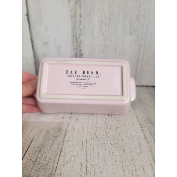 Rae Dunn hip hop mini loaf pan light pink Easter - Picture 5 of 5